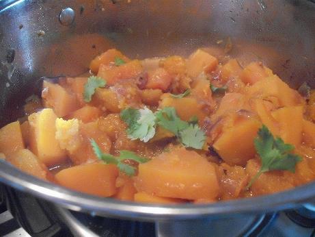 Butternut squash curry