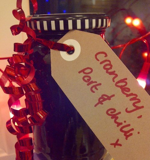 Gorgeous port and cranberry sauce