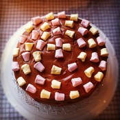 Sarahs Cake (chocolate sour cream cake) from Babaduck: http://www.babaduck.com/2012/02/sarahs-special-celebration-cake.html