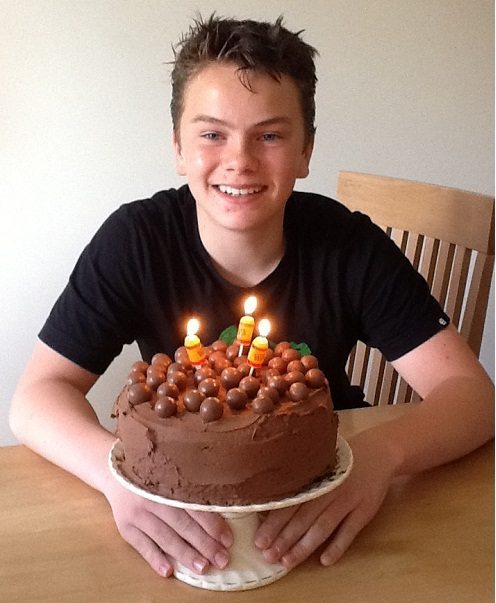 Dude and cake