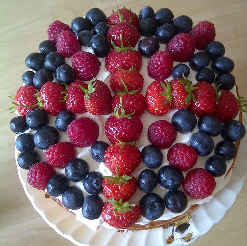 Union Jack cakeage