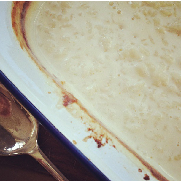 Rice pudding