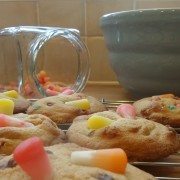 Candy corn cookies