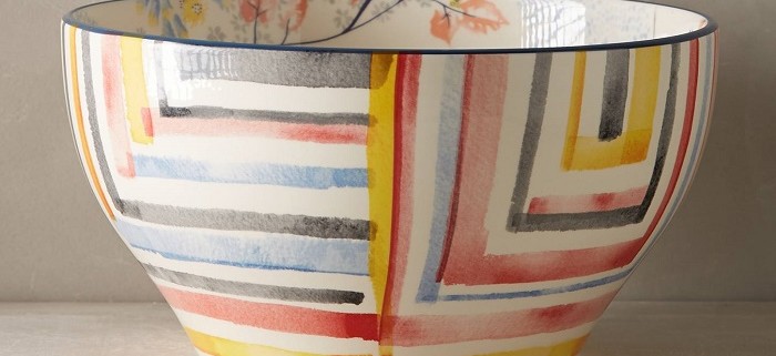 Rosie serving bowl, Anthropologie