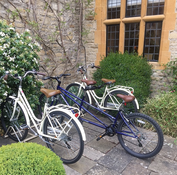 Bicycles at Le Manoir