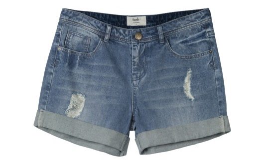 hush denim shorts