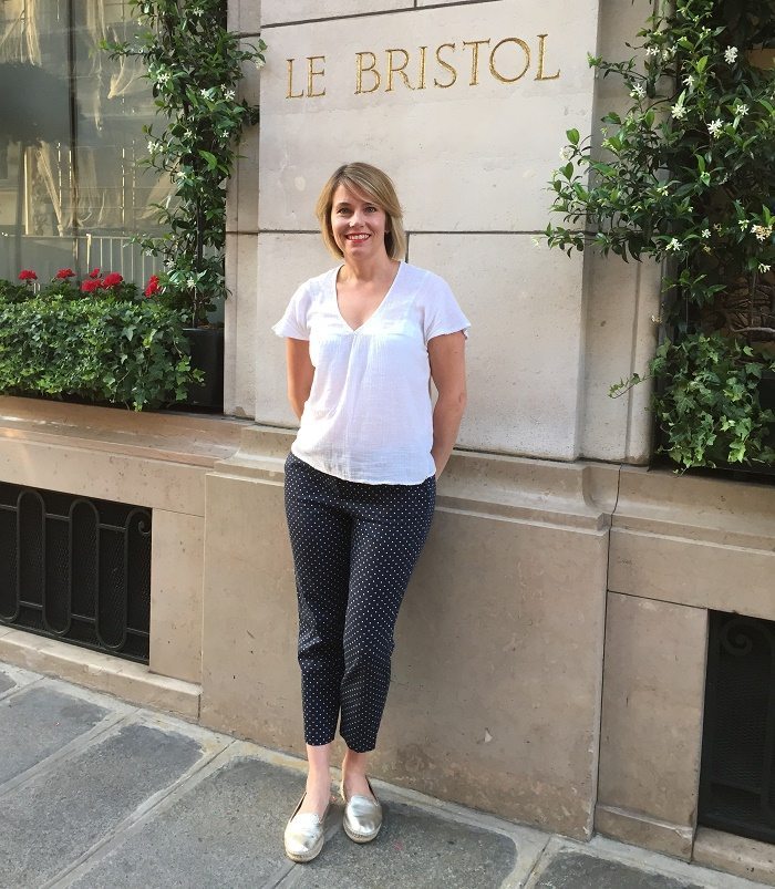 Outside Le Bristol