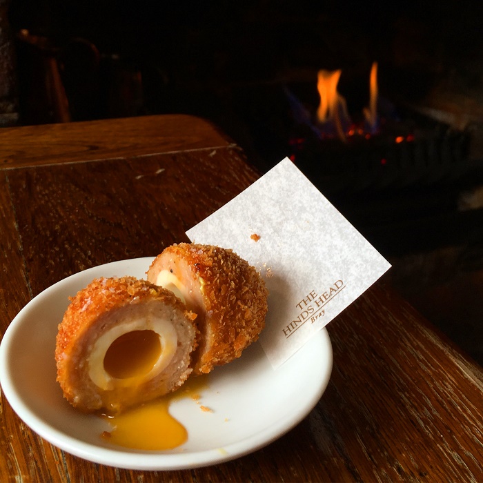Hinds Head Scotch egg