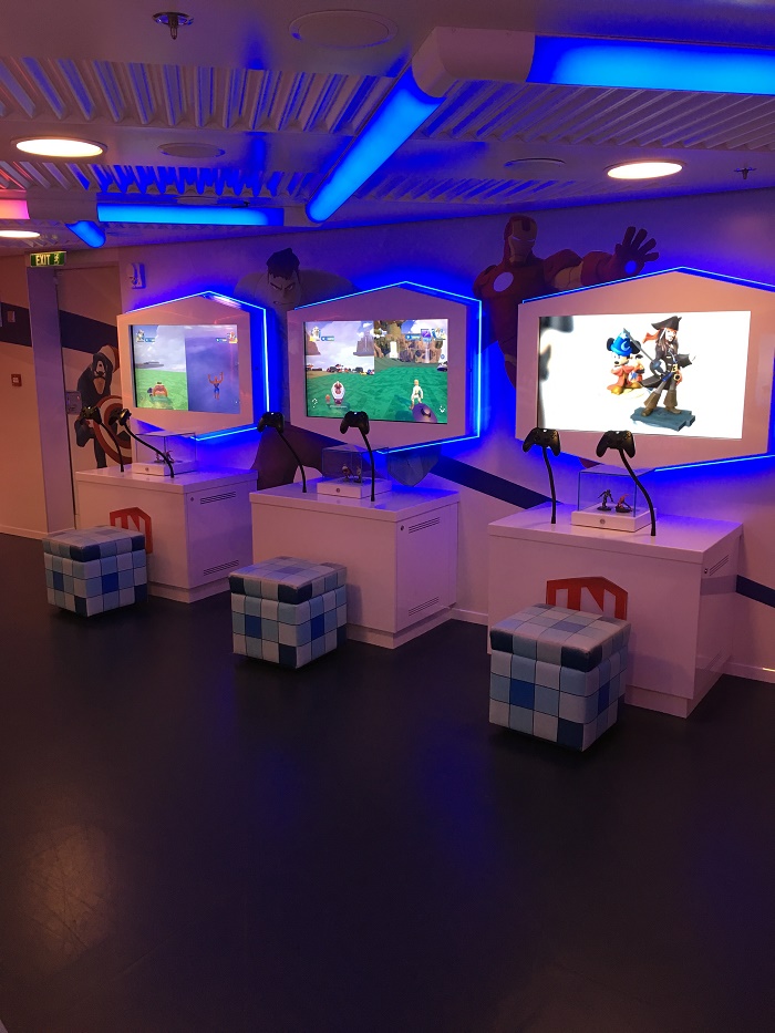 Individual gaming stations