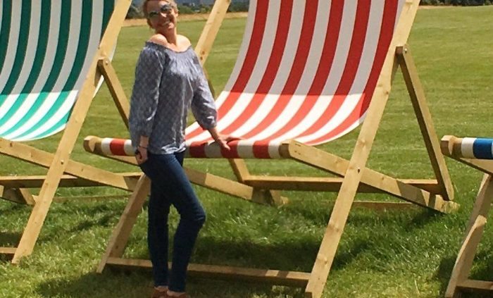 Mahoosive deckchairs at The Grove