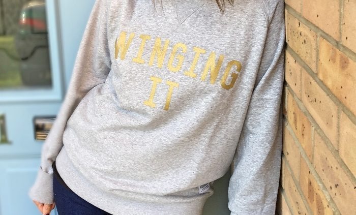 Selfish Mother 'winging it' sweatshirt at John Lewis