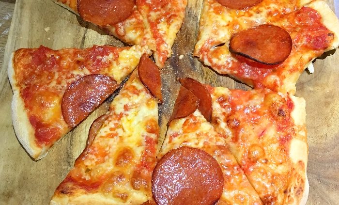 Home made pizza