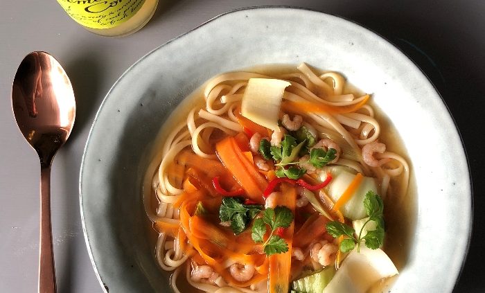 Lime and lemongrass noodle soup