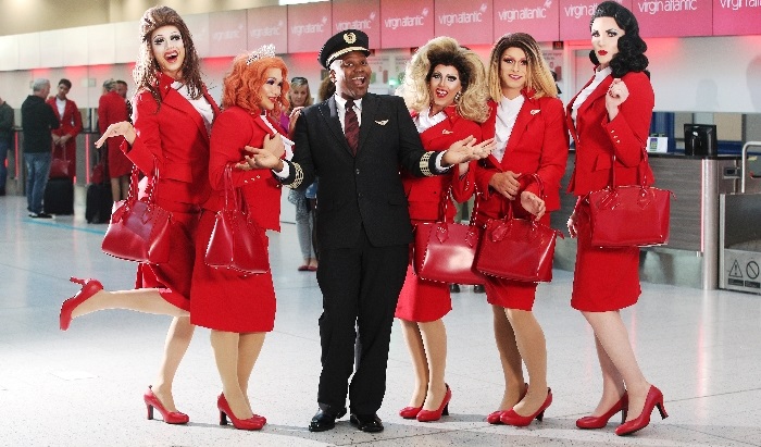 Virgin Atlantic's fabulous Pride Flight