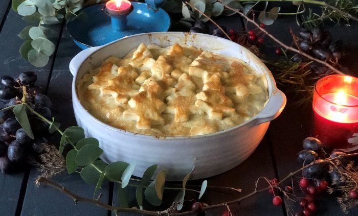 Christmas leftover pie