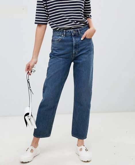 ASOS Florence recycled straight leg jeans